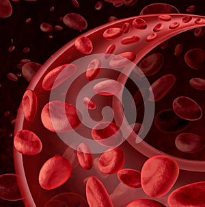 Blood Cells Circulation photo