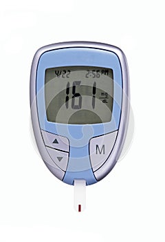 Blood check- glucometer photo