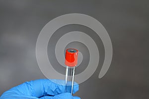 Blood collection tube for collecting blood samples for laboratory analysis tests like CBC complete blood count, ESR, CRP, FBS,