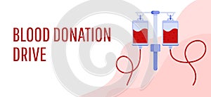 Blood donation drive design poster