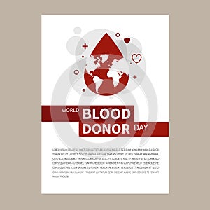 Blood donation infographic