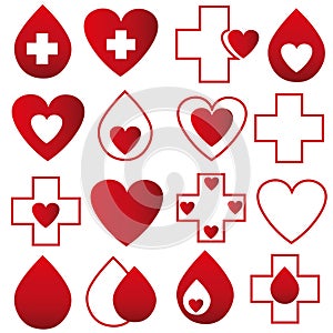 Blood donation - vector