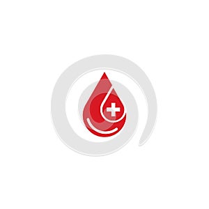 Blood drop logotemplate