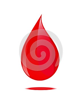 Blood drop symbol.