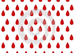 Blood  illustration on white background