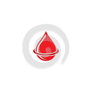 Blood Logo vector icon illustration