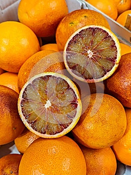 Blood orange in a box