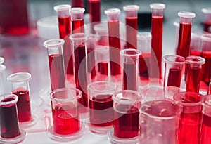 Blood plasma in test tubes for plasmalifting