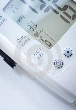 Blood pressur pulse rate meter