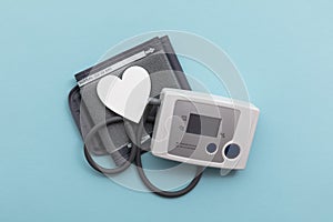 Blood pressure check up monitor to test for heart disease