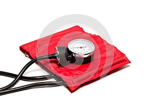 Blood pressure cuff, close-up