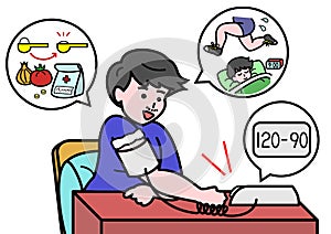 Blood pressure fallen