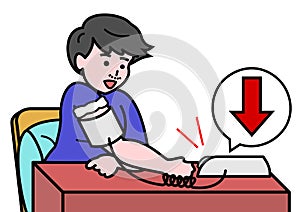 Blood pressure fallen