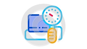 blood pressure measuring Icon Animation