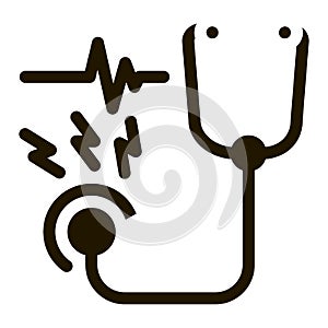 blood pressure measuring icon Vector Glyph Illustration