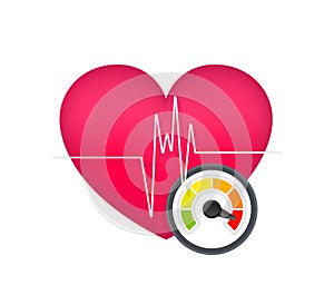 Blood pressure measuring. Pressure measurement. High blood examination