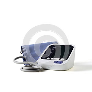 Blood pressure monitor with automatic system white background