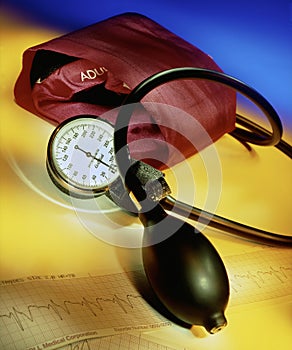 Blood Pressure - Sphygmomanometer photo