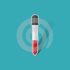 blood sample. Vector illustration decorative design