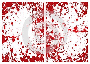 Blood splat frame