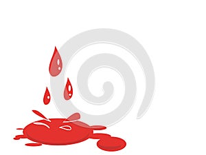 Blood splat vector
