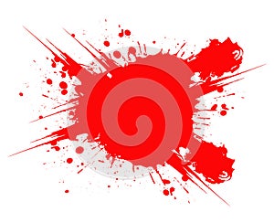 Blood splat vector illustration