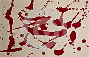 Blood splats