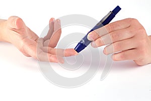 Blood test photo