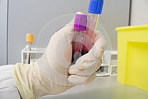 Blood tests at a private clinic