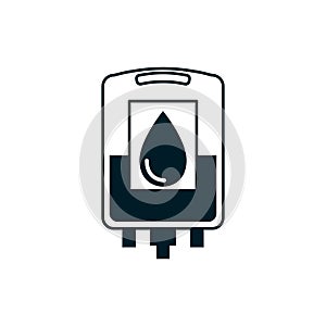 Blood transfusion icon vector illustration