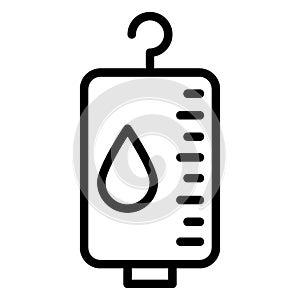 Blood Transfusion Isolated Vector icon which can be easily modified or edit photo