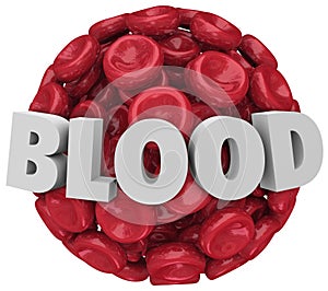 Blood Word Red Cell Cluster Clot Condition Disease