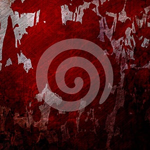 Bloodied grunge wall