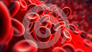 The bloodstream, where red blood cells navigate swiftly our veins, Generative AI