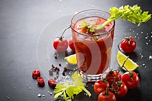 Bloody Mary coktail.