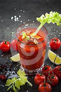 Bloody Mary coktail.