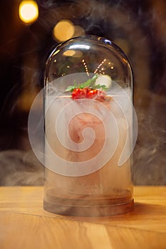 Bloody mary in the smoke