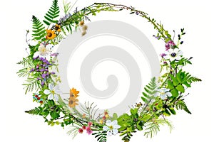 Blooming Beauty: Traditional Ivan Kupala Wreath photo