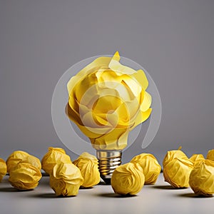 Blooming Brilliance: Where Ideas Blossom as Golden Light