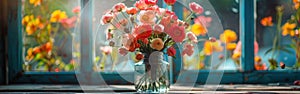 Blooming Spring Bouquet - Vibrant and Colorful Floral Arrangement for Your Home Decor or Gifting Needs photo