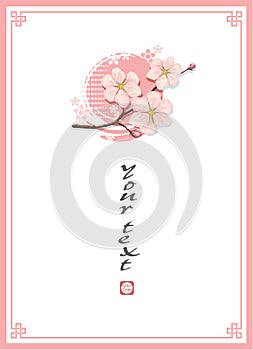 Blossom Cherry Template Background