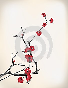 Blossom painting