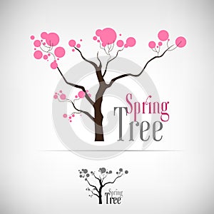 Blossom Spring Tree Logotype