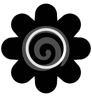 Blossom Vector Icon which can easily modified or edit