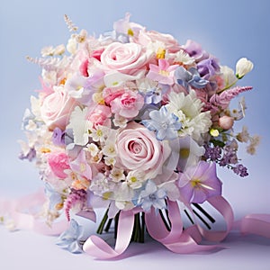 Blossoming Love: A Whimsical Garden of Pastel Romance