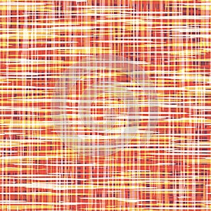 Blotched Space Dyed Plaid Ombre Background. Texture. Mottle Effect Seamless Pattern. Vibrant Vertical Linen Textile