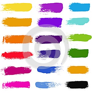 Blots For Design Isolated White Background