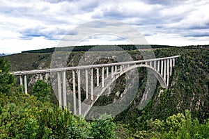 Bloukrans Bridge in the Western Cape Province, Tsitsikamma region of the Garden Route