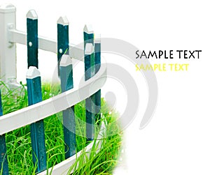 The blove picket fencing