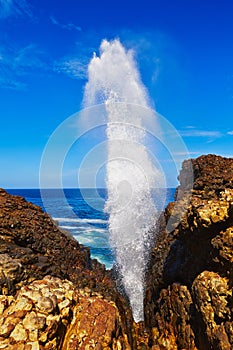 Blow hole